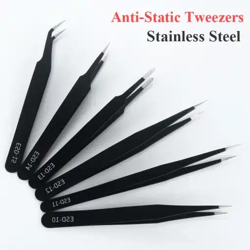 1/6pcs Anti Static Tweezers for Watch Jewelry...