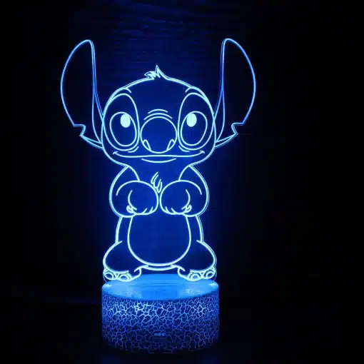 3D Illusion Stitch Night Light with Remote...