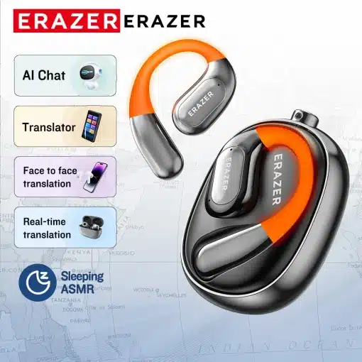 [AI Translator Earphone] ERAZER XF31 Bluetooth Translation...