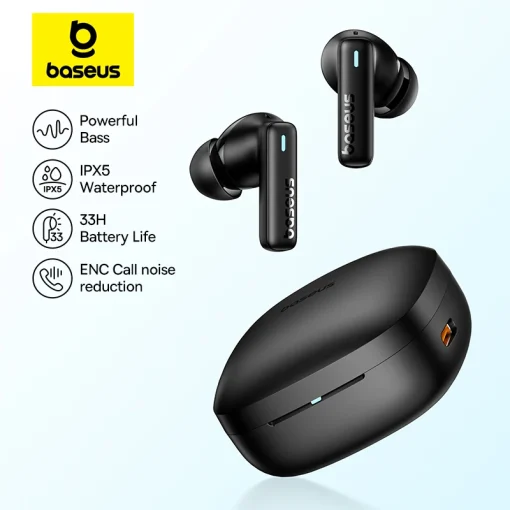 Baseus Bowie E19 Wireless Earphones Bluetooth 5.3...