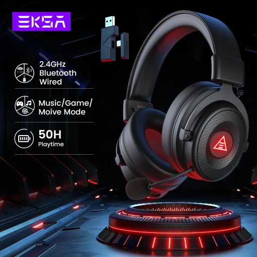 EKSA E900 BT 2.4GHz Wireless Bluetooth Headphones...