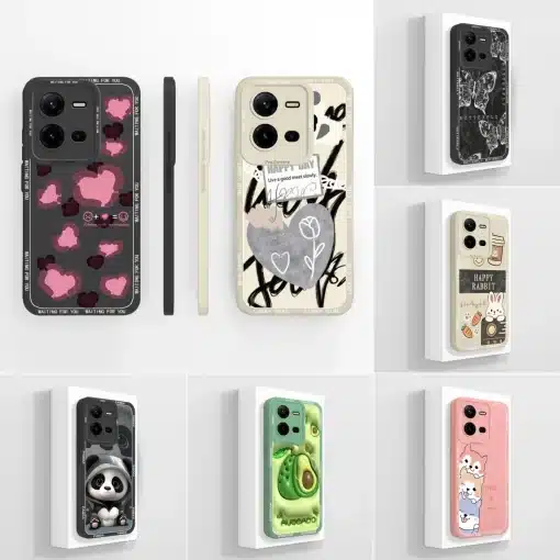 For Vivo V25 V25E Coque Trendy Love...