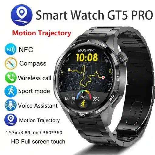 GT5 PRO Smart Watch Men Watch 5...