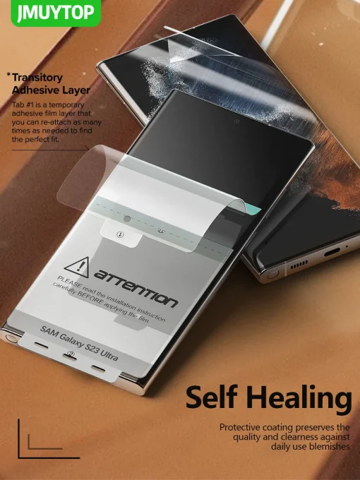 JMUYTOP 2 Pack Self Healing Film for...