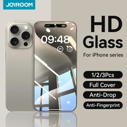 Joyroom 1/2/3pcs Tempered Glass For iPhone 16...