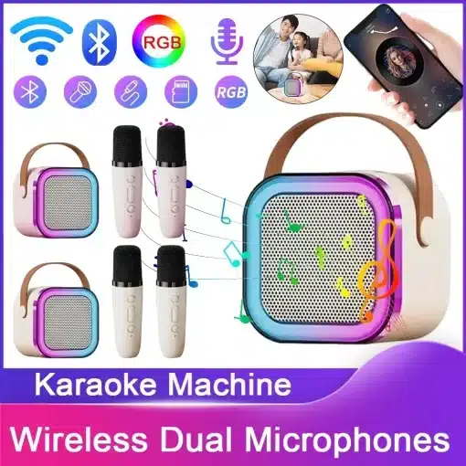 K12 Wireless Microphone Karaoke Machine Bluetooth Speaker...