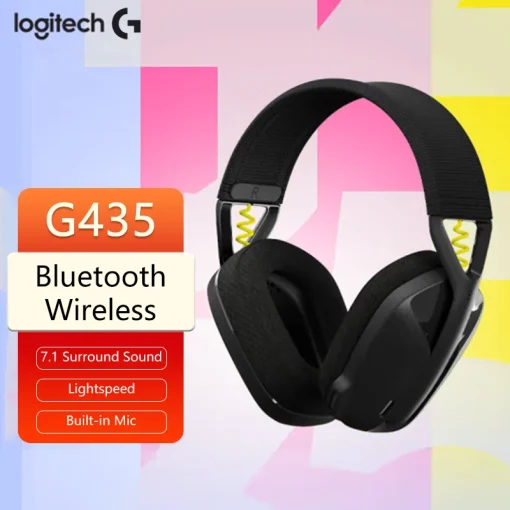 Logitech G435 LIGHTSPEED Bluetooth Wireless Gaming Headset...