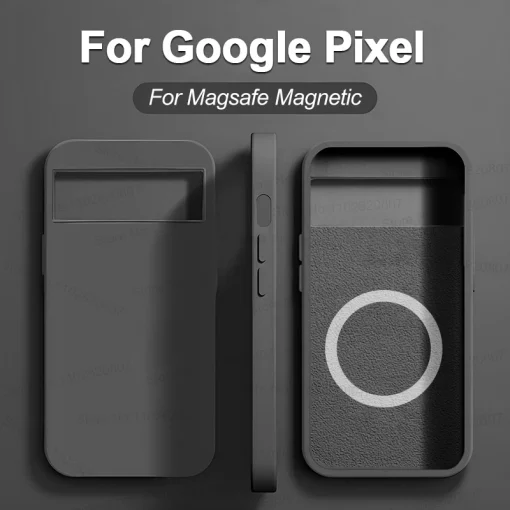 Luxury Liquid Silicone Magnetic Case For Google...