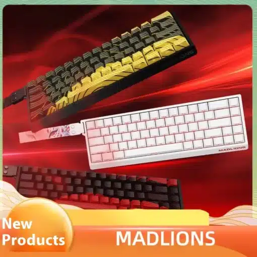 MADLIONS MAD 60/68HE Magnetic Switch Keyboard Wired...