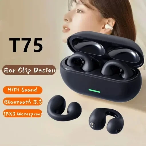 NEW Bluetooth 5.3 Wireless Bone Conduction Headphones...