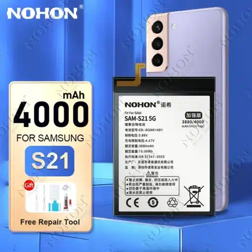 NOHON Battery for Samsung GALAXY S21 20...