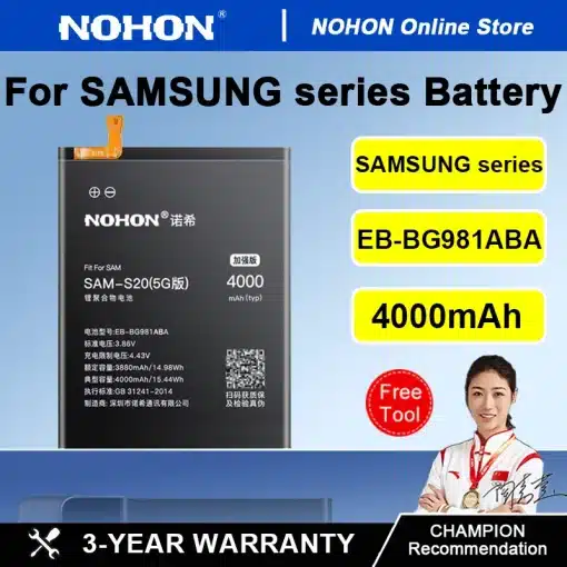 NOHON NEW Battery For Samsung Galaxy S21...