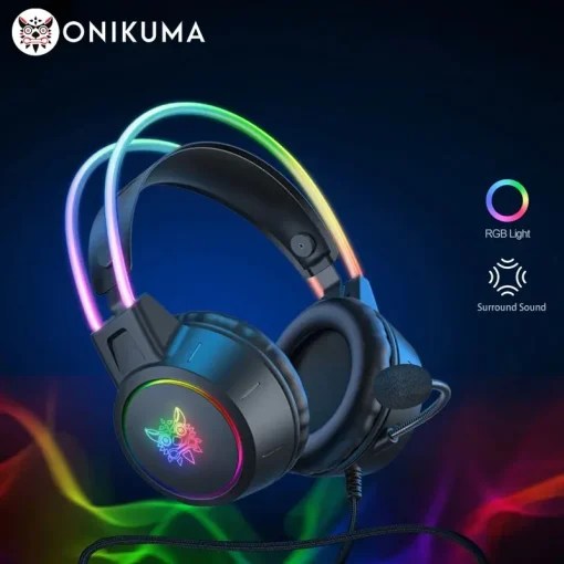 ONIKUMA X15 Pro Over-Ear Headphones Gaming Headset...