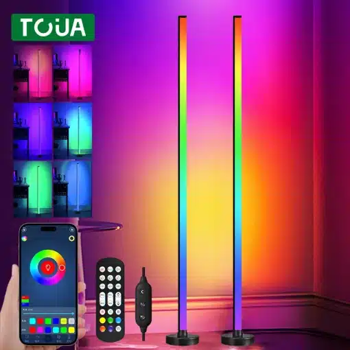 RGB LED Floor Lamp Remote APP Control...