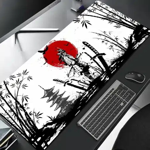 Samurai Warrior Mouse Pad Gamer Computer Accessories...