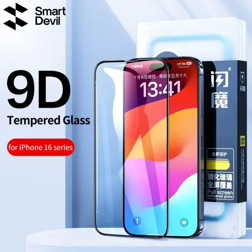 SmartDevil Full Cover Tempered Glass for iPhone...