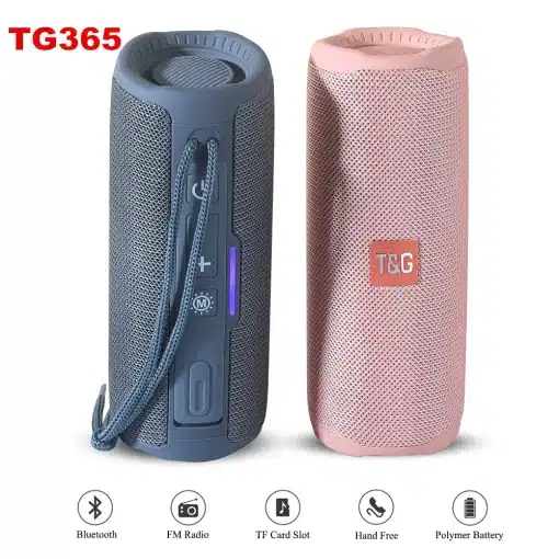 TG365 Portable Bluetooth Speaker Dual Bass LED...