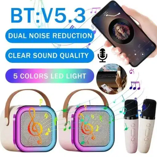 Wireless Karaoke Speaker Bluetooth Microphone K12 Home...